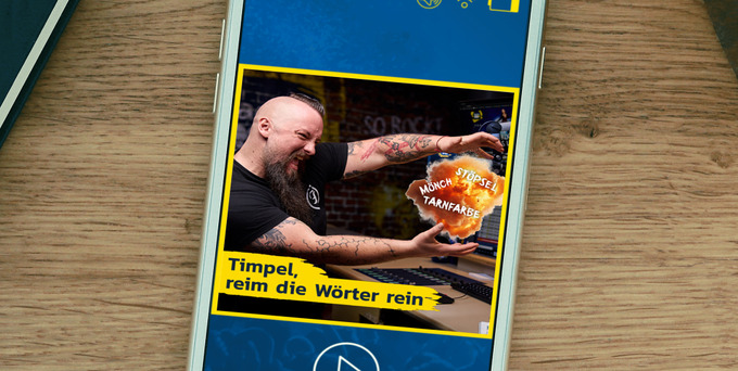 Schafft es der Timpel heute die Wörter von Hubert aus Baden zu einem Tagesthema von Mike und Sarah in einen Reim zu verpacken?